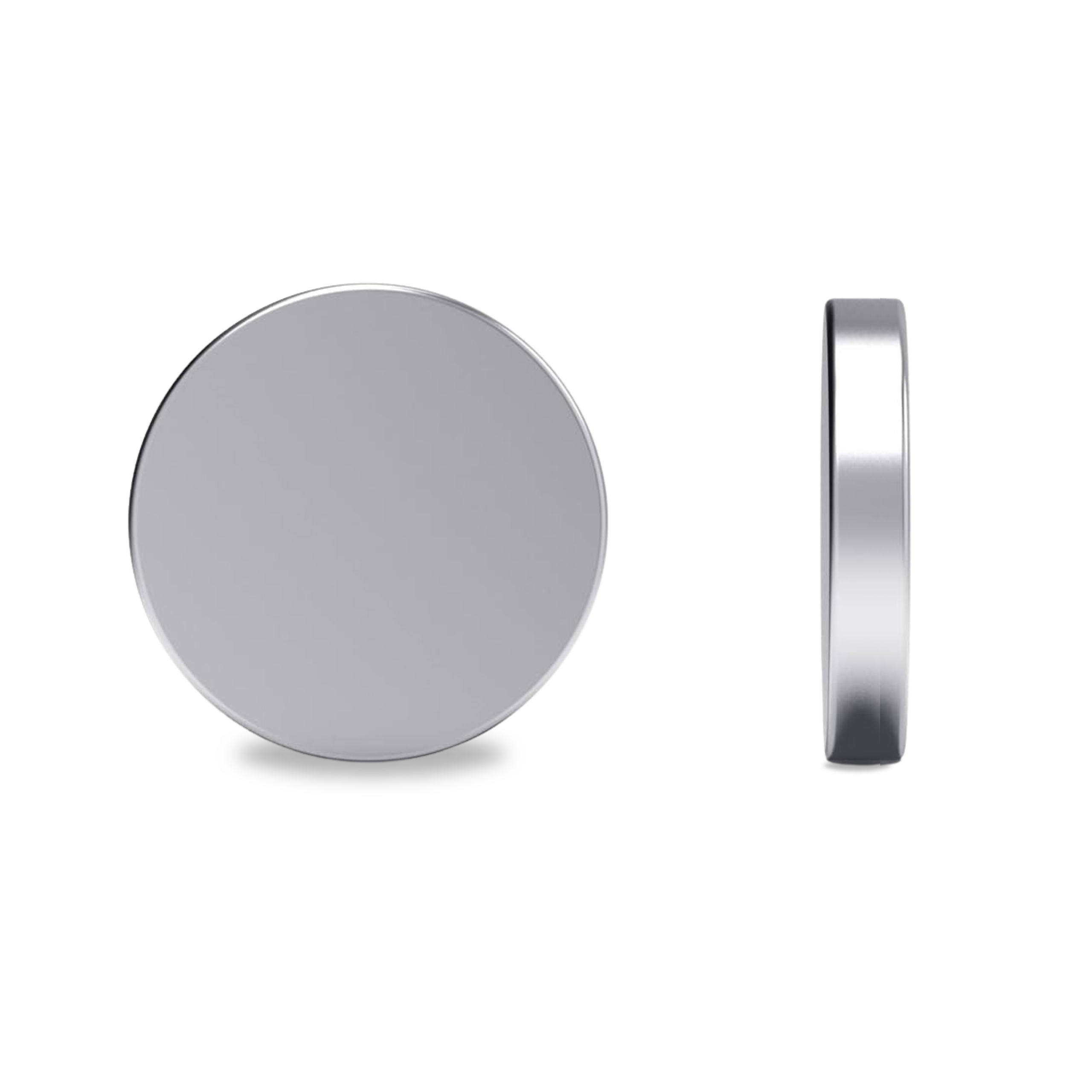 Magnes Neodymowy Walcowy 10x2,5 mm N38 Okrągły Krążek Biurowy Mocny Silny Mały