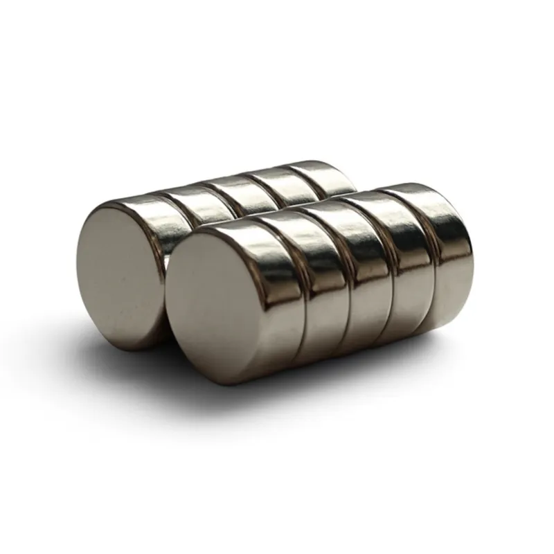 Magnes Neodymowy Walcowy 8x3 mm N38 Okrągły Krążek Biurowy Mocny Silny Mały