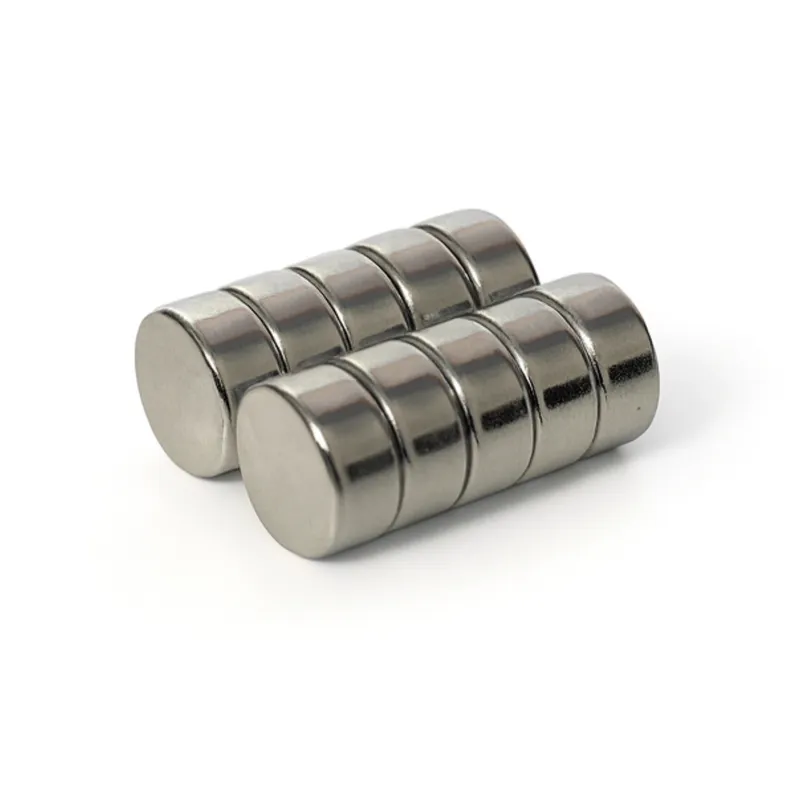 Magnes Neodymowy Walcowy 7x3 mm N38 Okrągły Krążek Biurowy Mocny Silny Mały