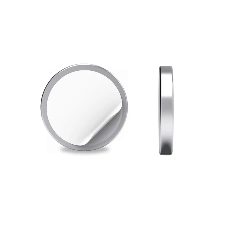 Magnes Neodymowy Walcowy Samoprzylepny 3M 15x2 Mocny Silny Mały Płaski N38