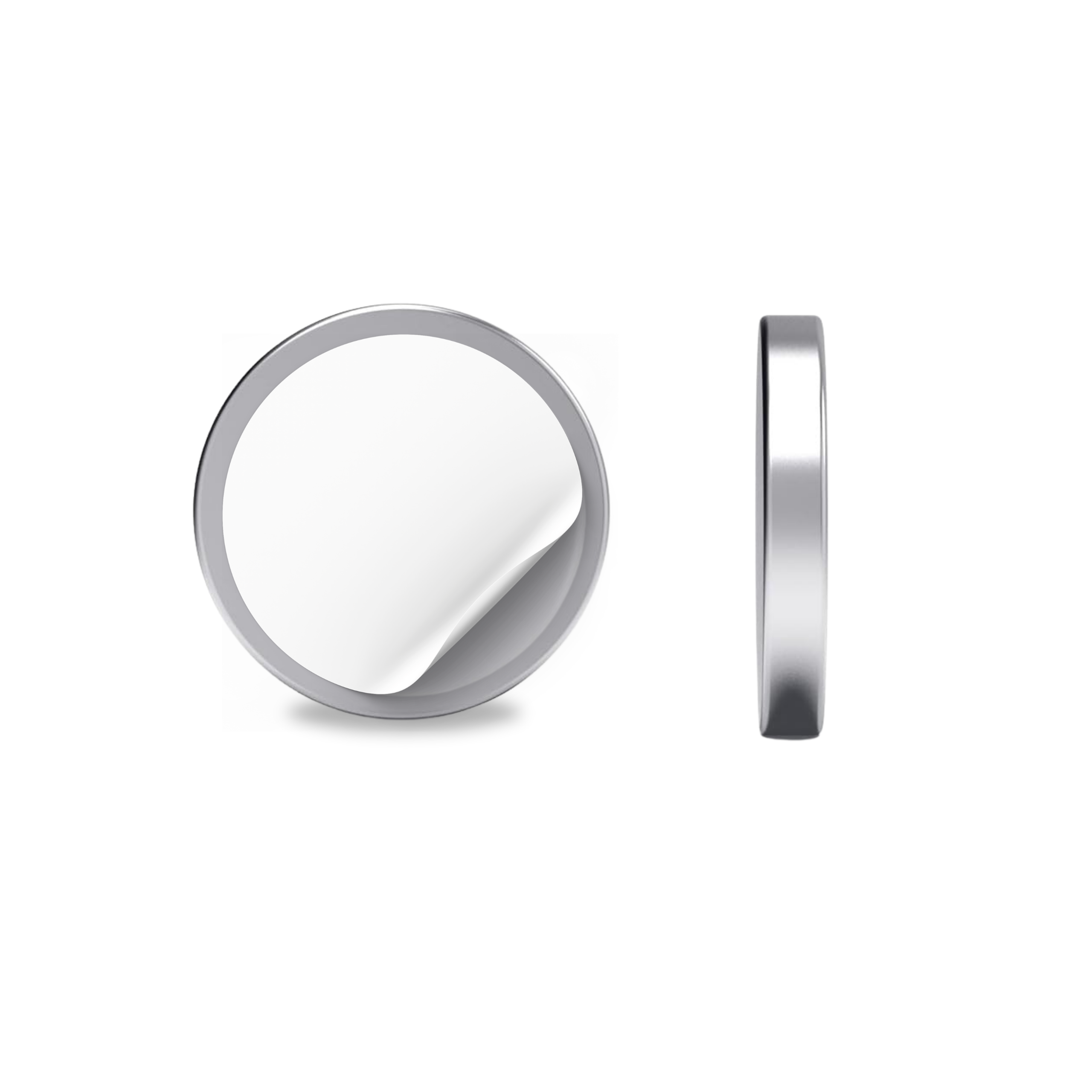 Magnes Neodymowy Walcowy Samoprzylepny 3M 15x2 Mocny Silny Mały Płaski N38