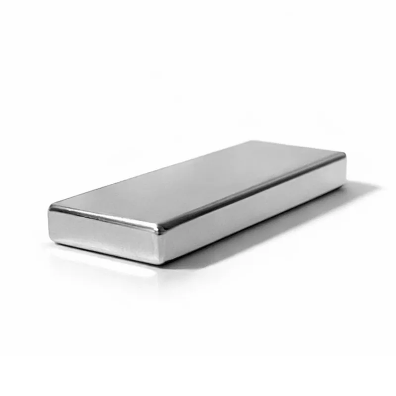 Magnes Neodymowy Płytkowy 50x20x5 mm N38 Duży Prostokątny Mocny Silny