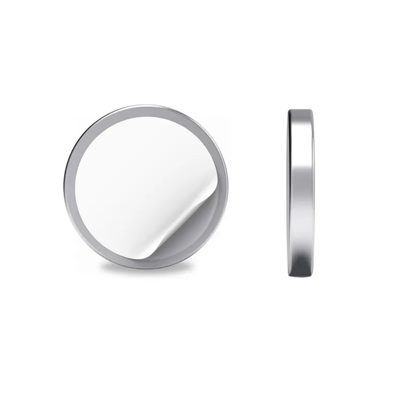 Magnes Neodymowy Walcowy Samoprzylepny 3M 20x2 Mocny Silny  Płaski N38