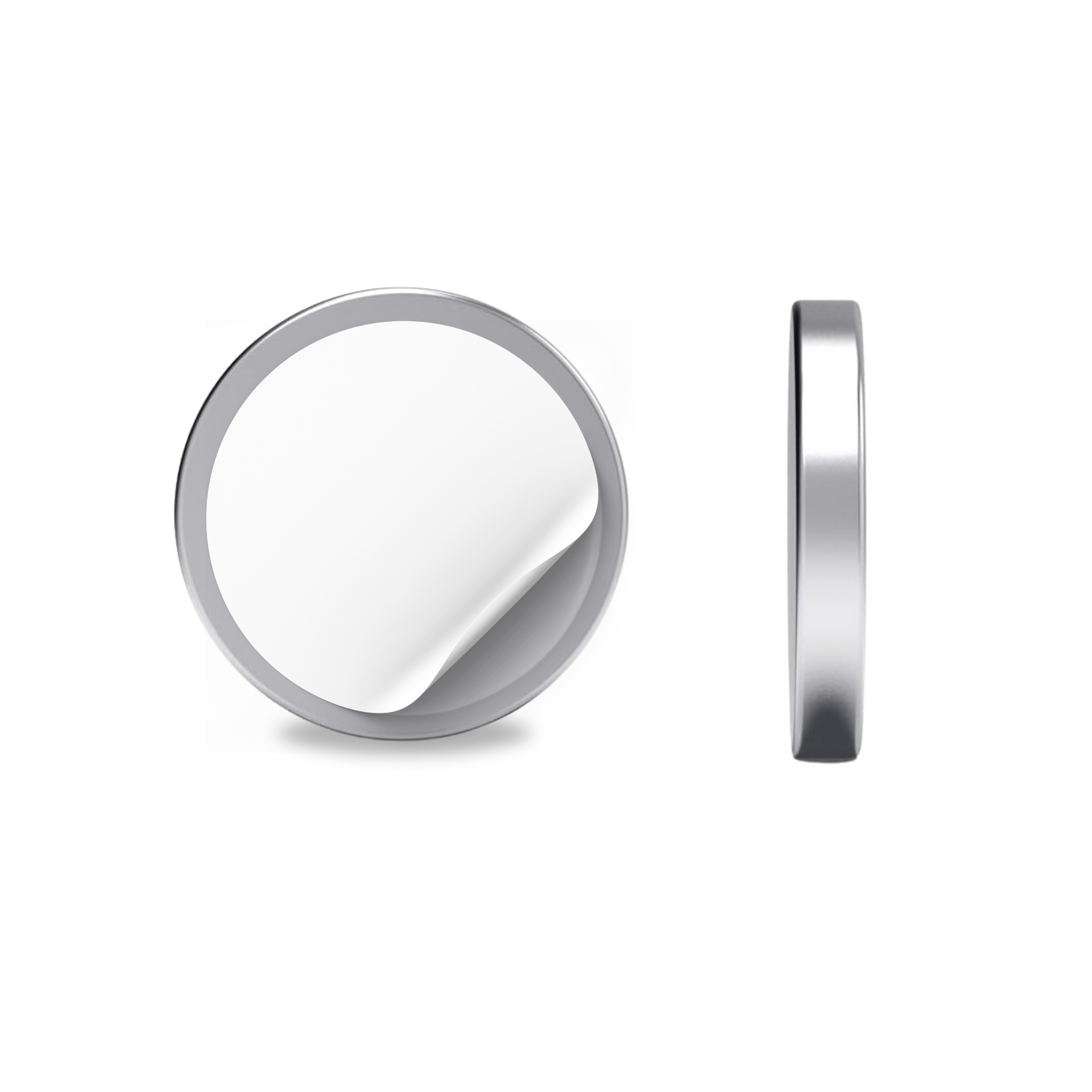 Magnes Neodymowy Walcowy Samoprzylepny 3M 20x2 Mocny Silny  Płaski N38