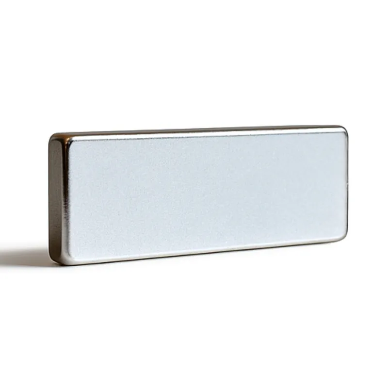 Magnes Neodymowy Płytkowy 40x15x5 mm N38 Prostokątny Mocny Silny