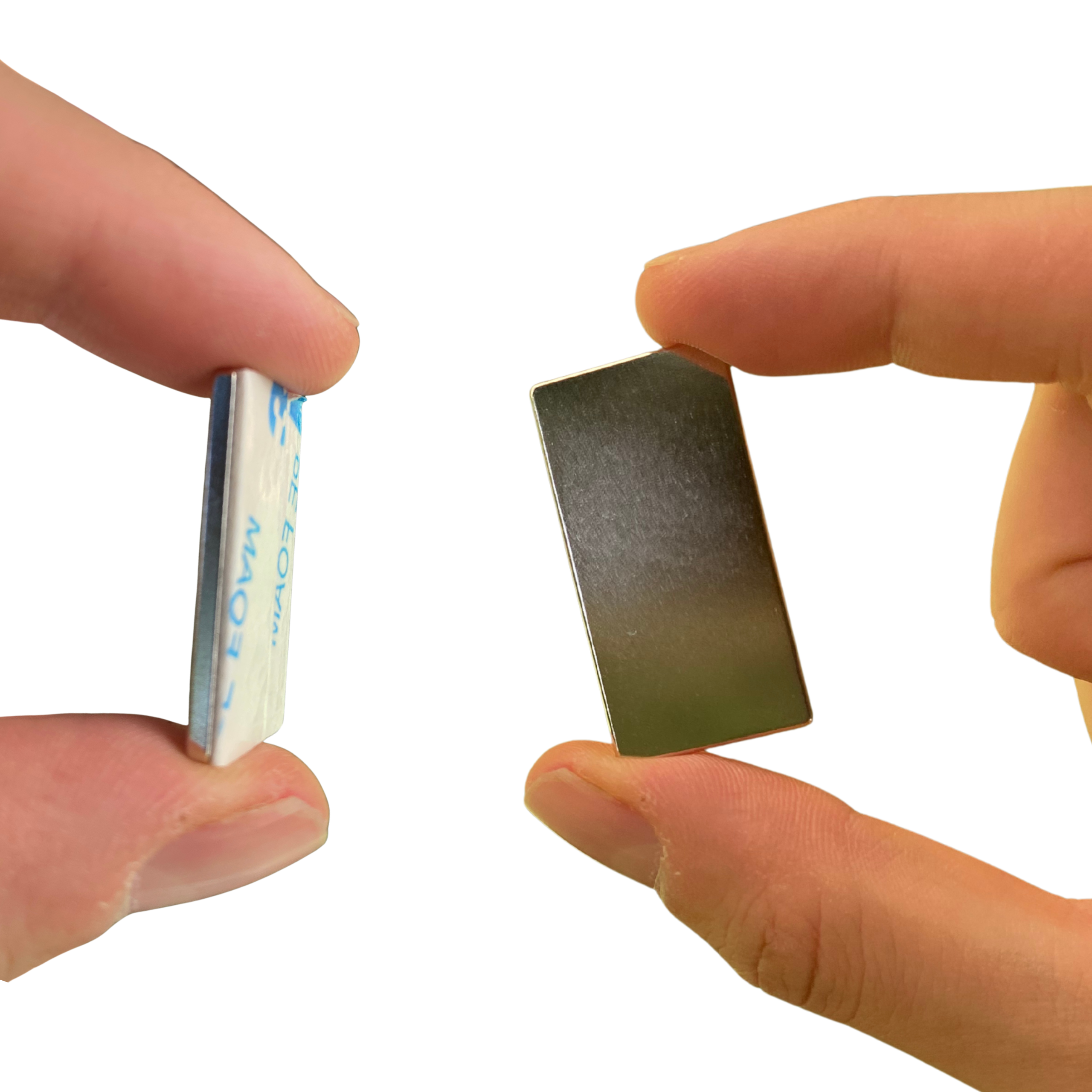 Magnes Neodymowy Płytkowy Samoprzylepny 3M 40x20x2 Mocny Silny Duży Płaski N38