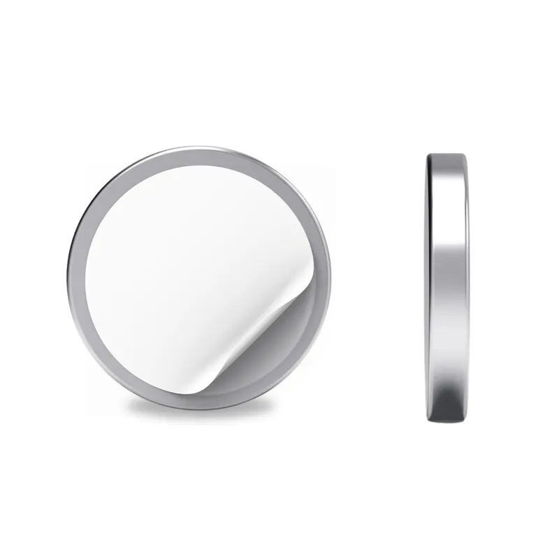 Magnes Neodymowy Walcowy Samoprzylepny 3M 30x2 Mocny Silny  Płaski N38