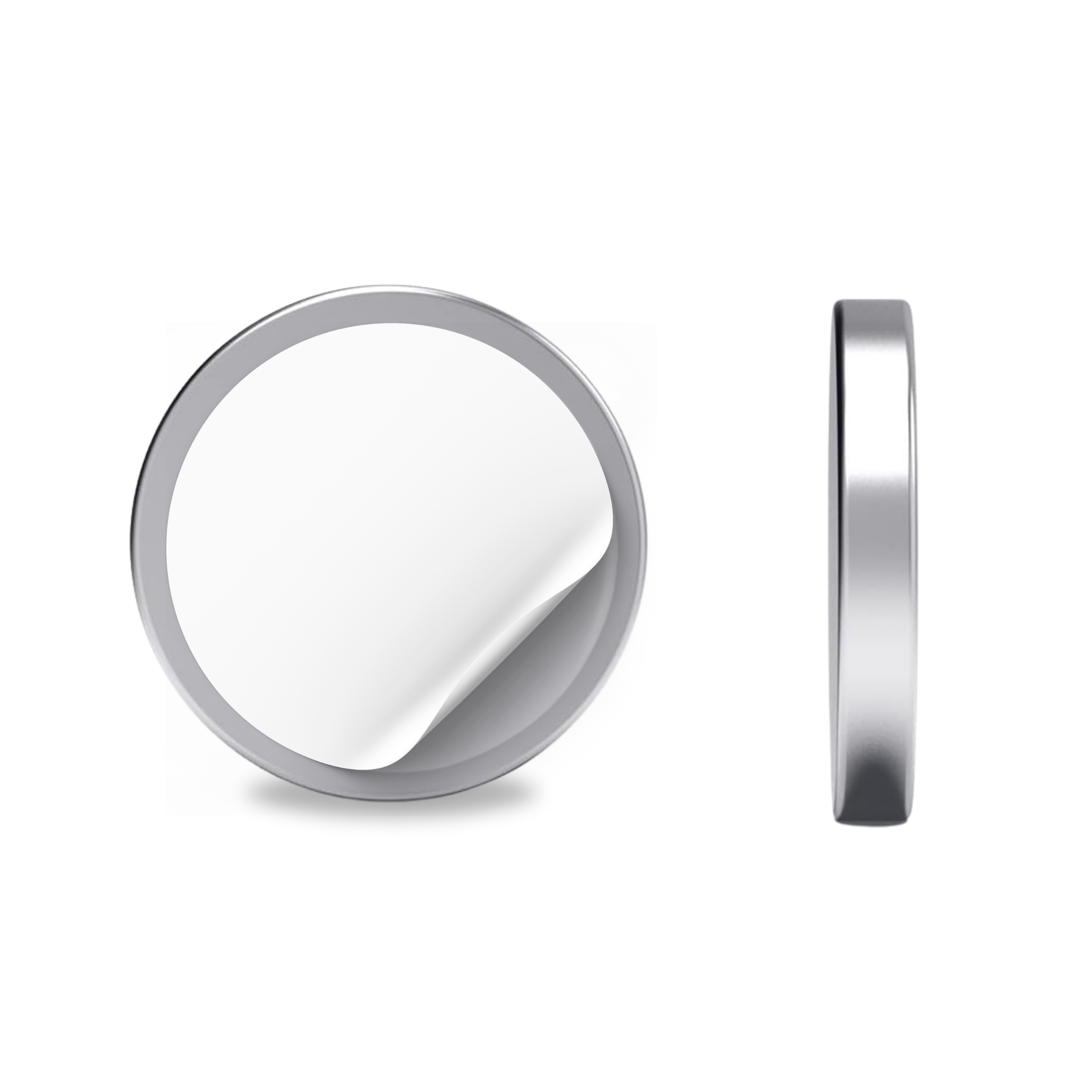 Magnes Neodymowy Walcowy Samoprzylepny 3M 30x2 Mocny Silny Płaski N38