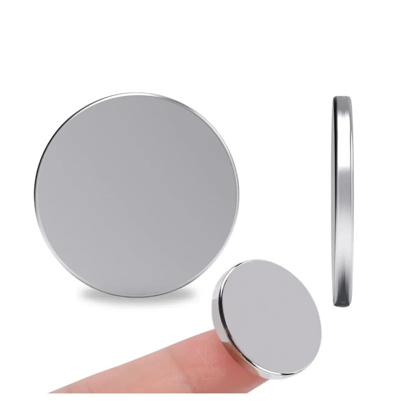 Magnes Neodymowy Walcowy 25x2,5 mm N38 Okrągły Krążek Biurowy Mocny Silny Płaski