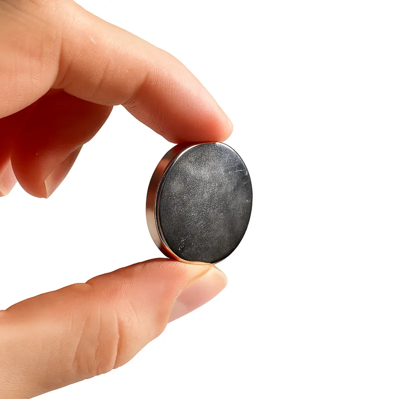 Magnes Neodymowy Walcowy 30x5 mm N38 Okrągły Krążek Biurowy Mocny Silny Duży