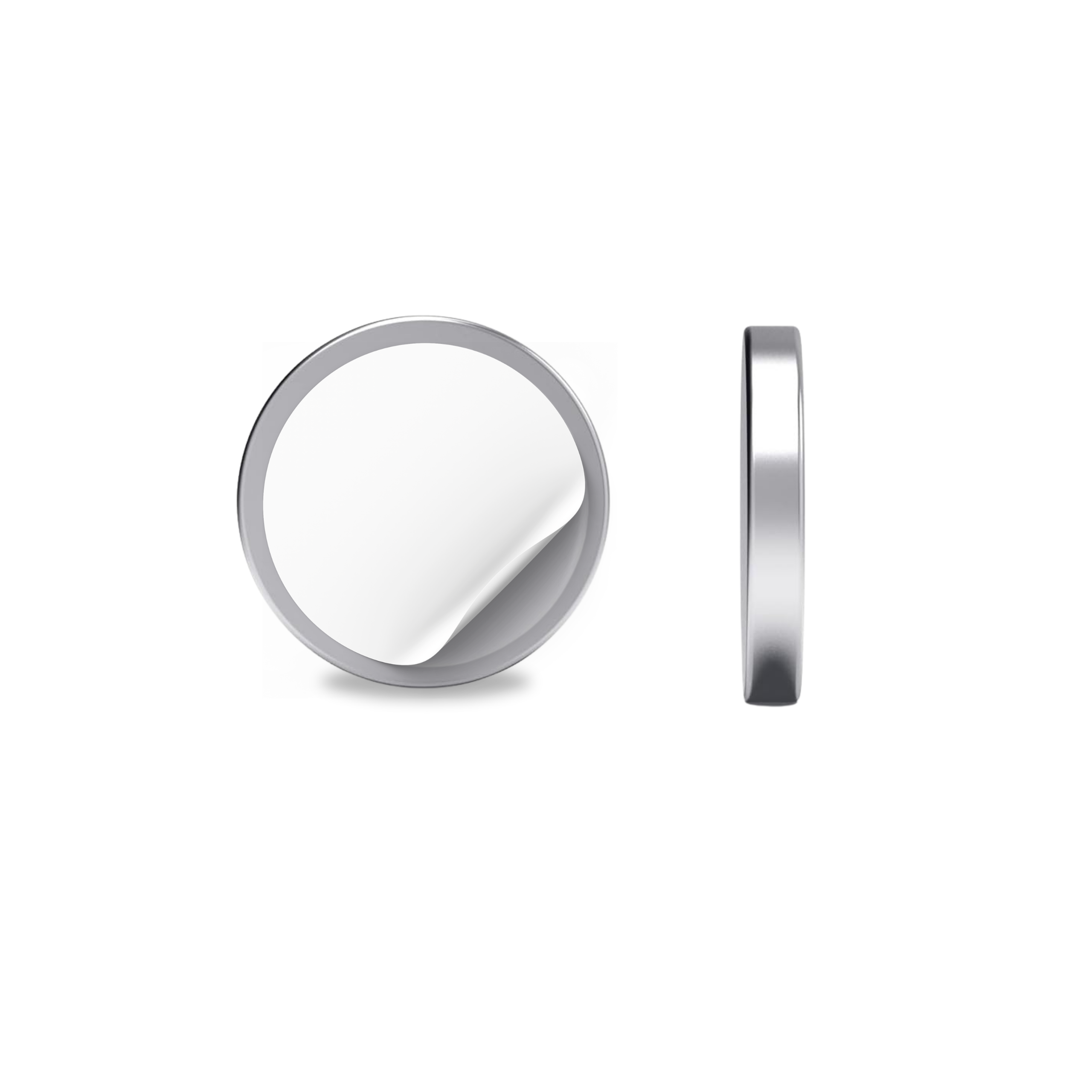 Magnes Neodymowy Walcowy Samoprzylepny 3M 10x2 Mocny Silny   Mały Płaski N38